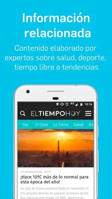 El Tiempo Hoy android App screenshot 1